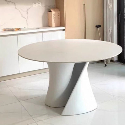 Modern Art Base Round Dining Table